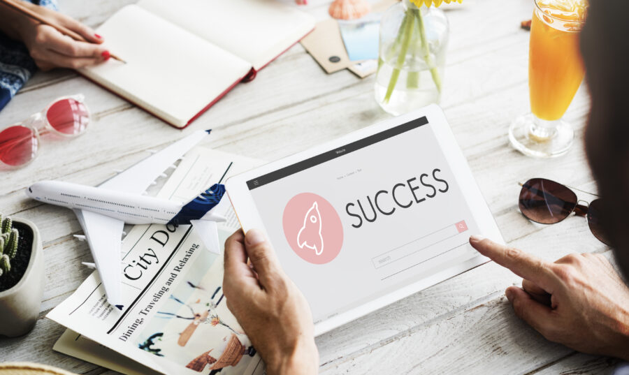 Modern website boosting brand credibility.